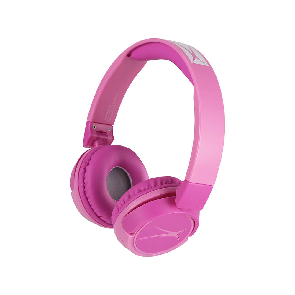 Kabellose On-Ear Kinderkopfhörer 2-in-1 rosa