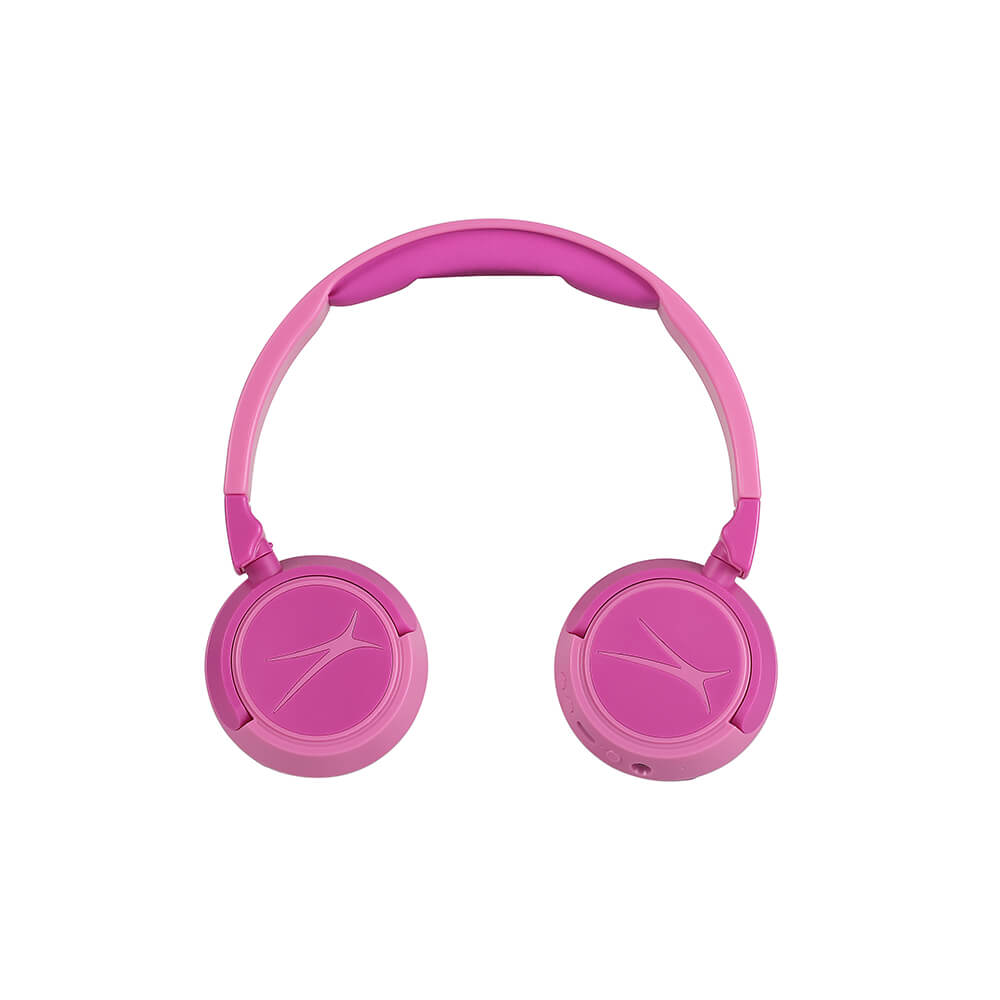 Kabellose On-Ear Kinderkopfhörer 2-in-1 rosa