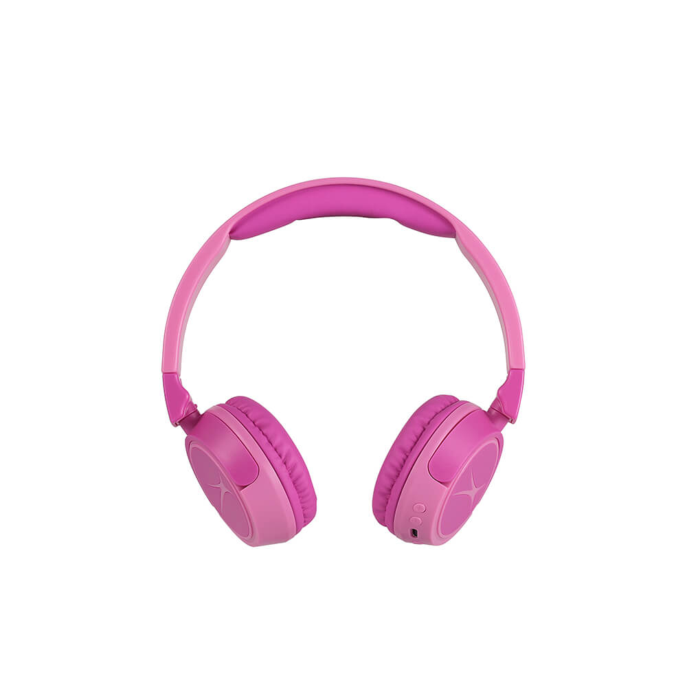 Kabellose On-Ear Kinderkopfhörer 2-in-1 rosa