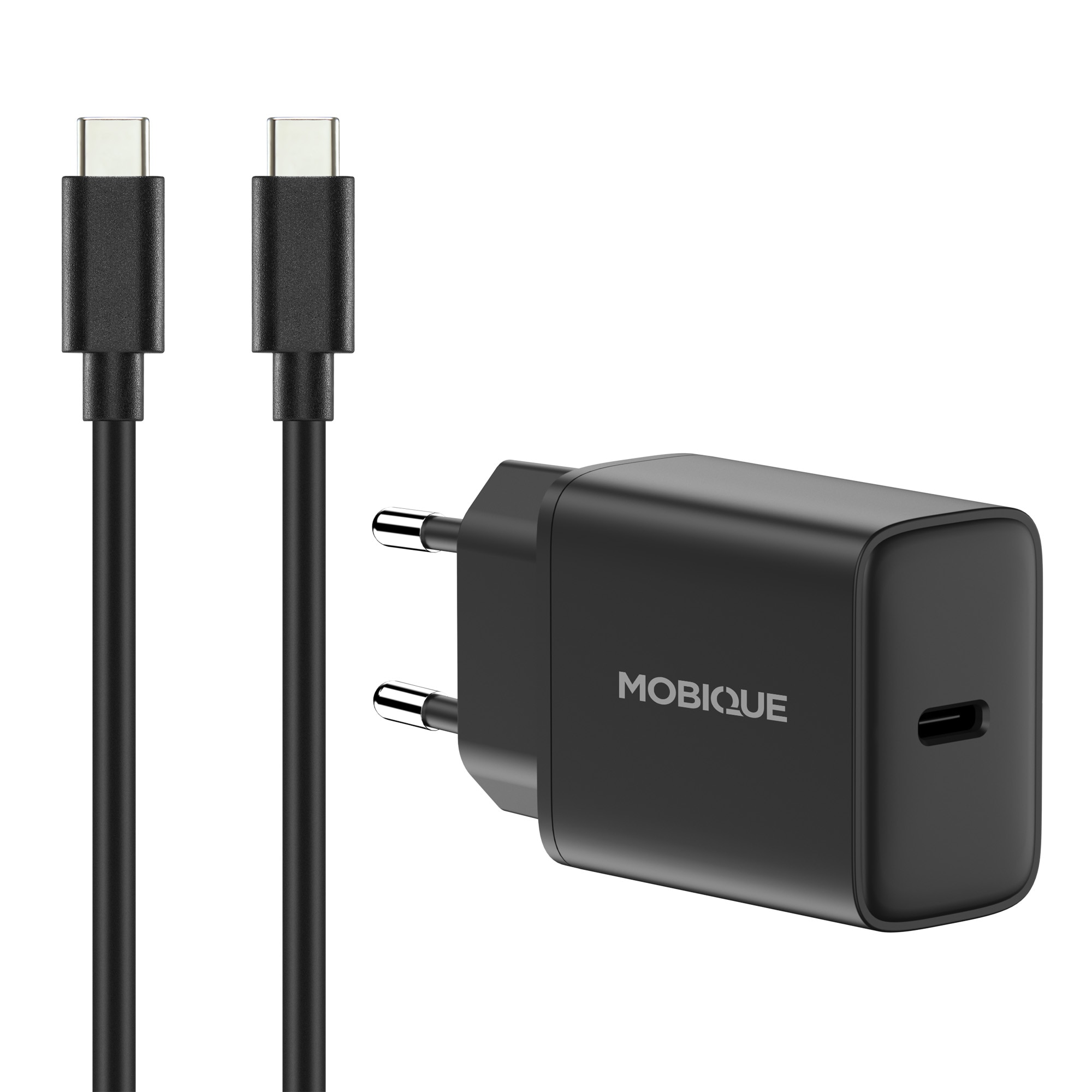 Zwei-in-eins-Ladegerät Samsung Galaxy A26 -  2m-Kabel und Wandladegerät USB-C Schwarz