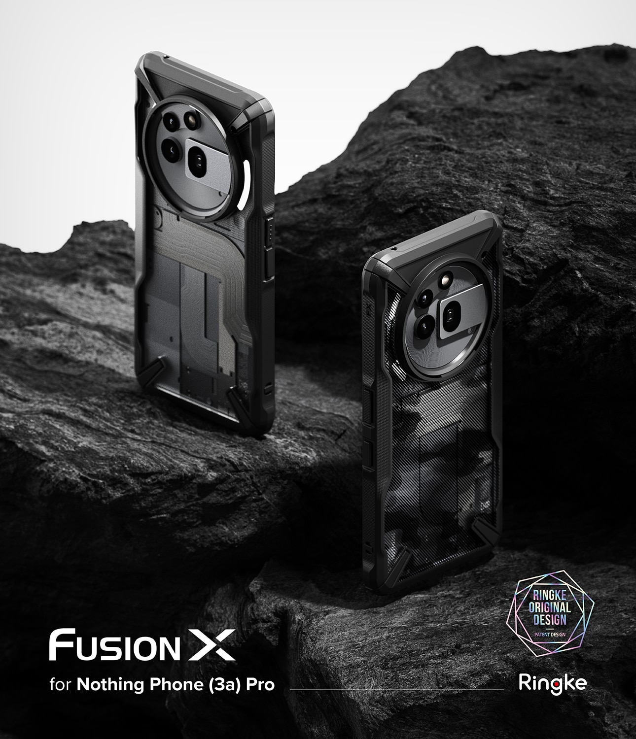 Fusion X Case Nothing Phone 3a Pro Schwarz