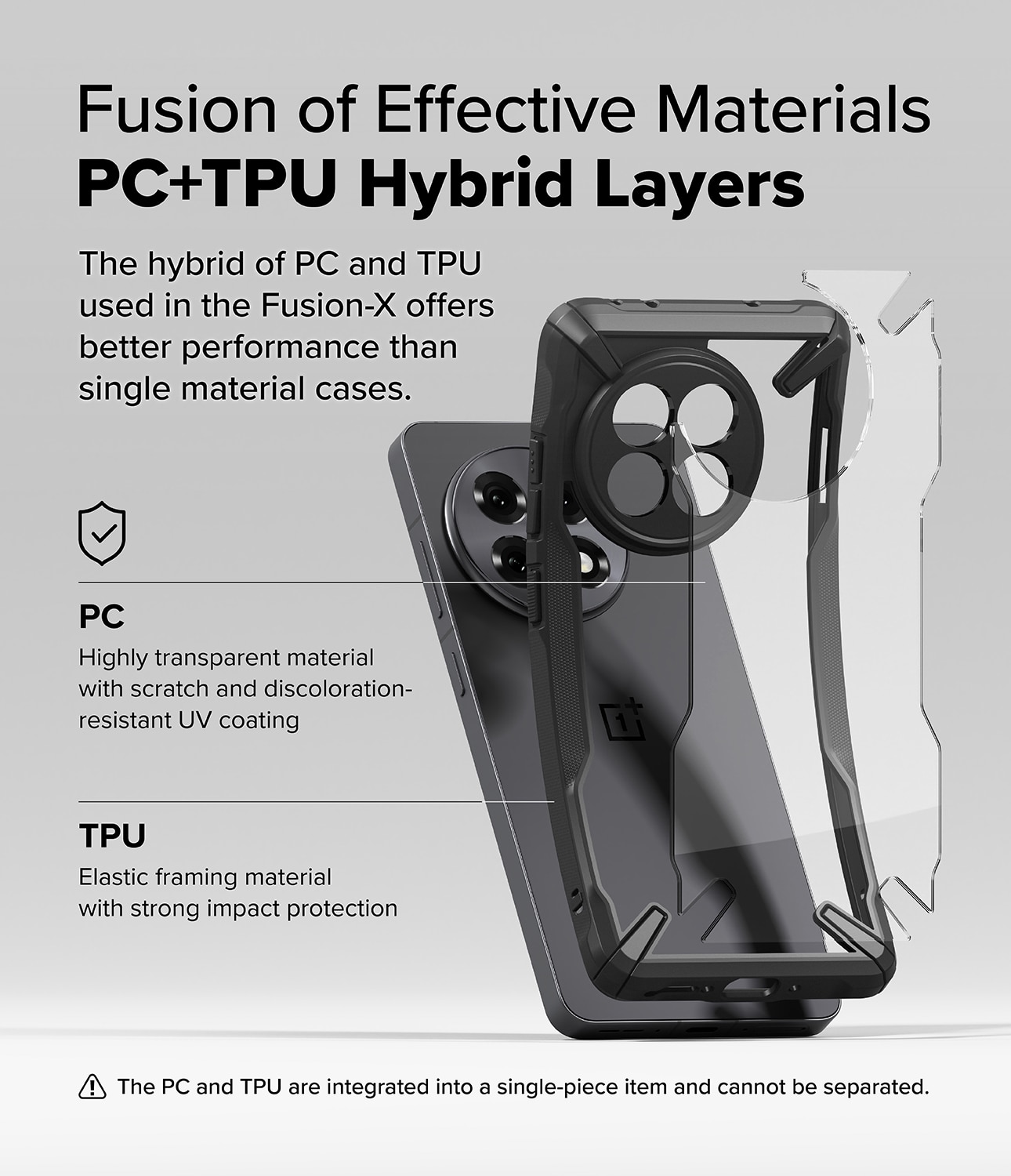 Fusion X Case  OnePlus 13R Schwarz