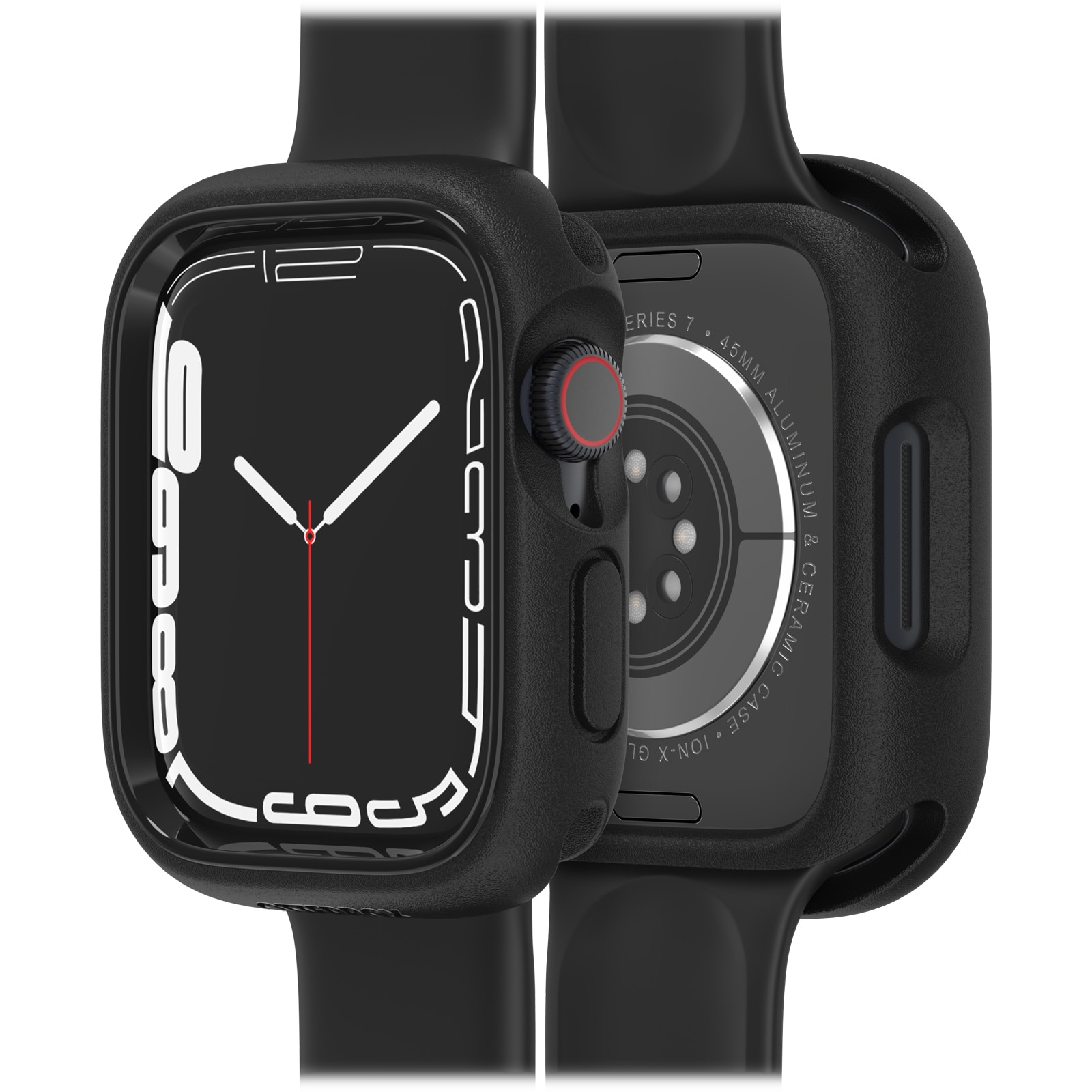 Exo Edge Hülle Apple Watch 45mm Series 8 Schwarz