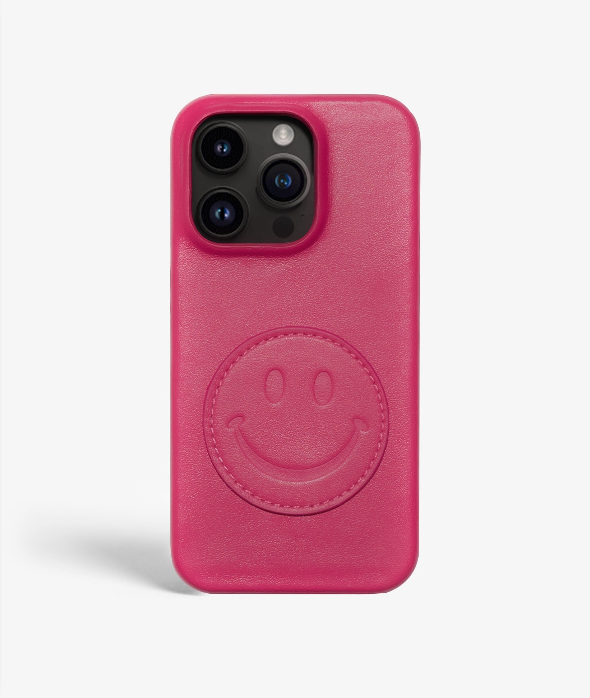 iPhone 14 Pro Max Hülle Smiley Pink