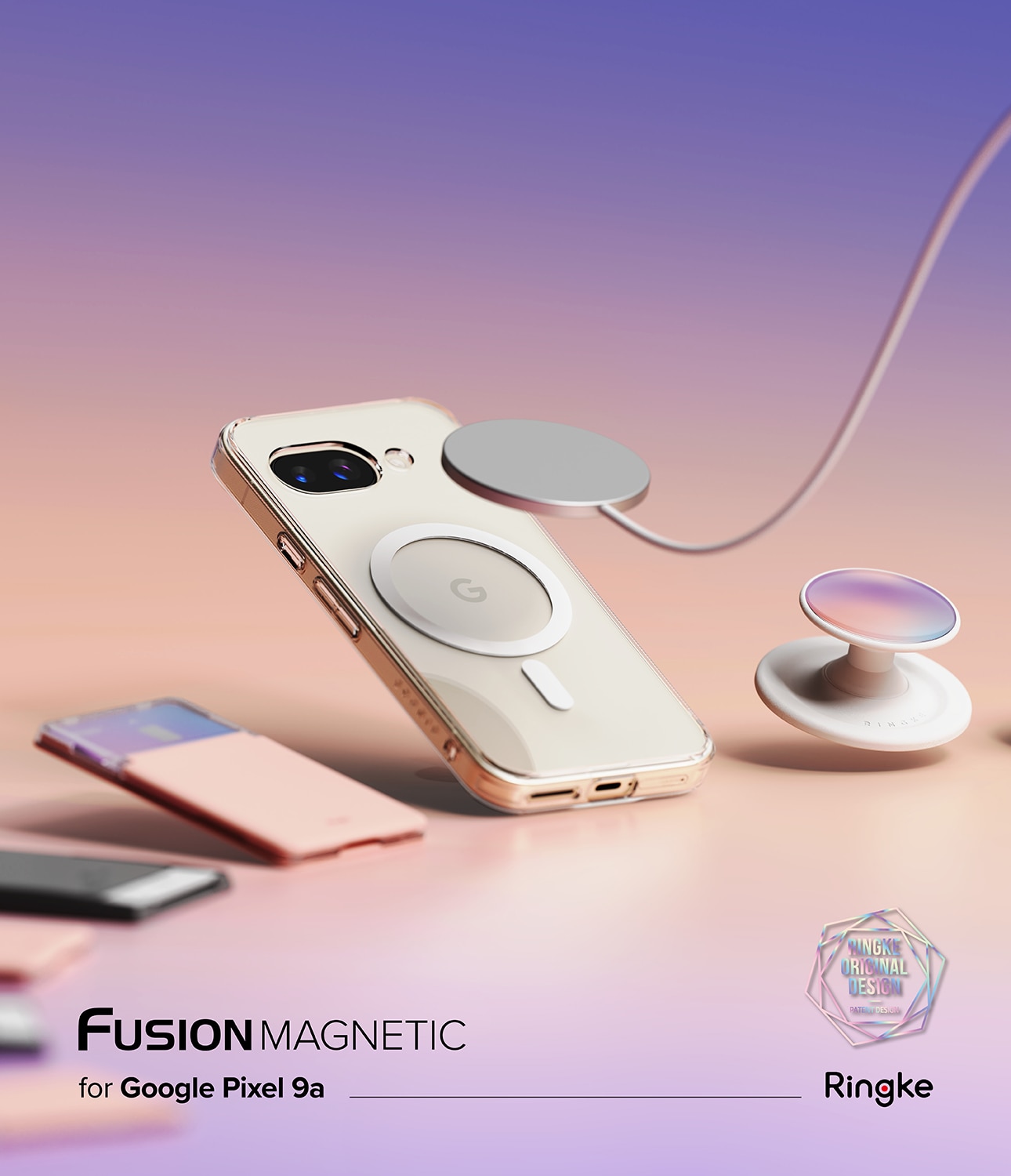 Fusion Magnetic Case Google Pixel 9a  Clear