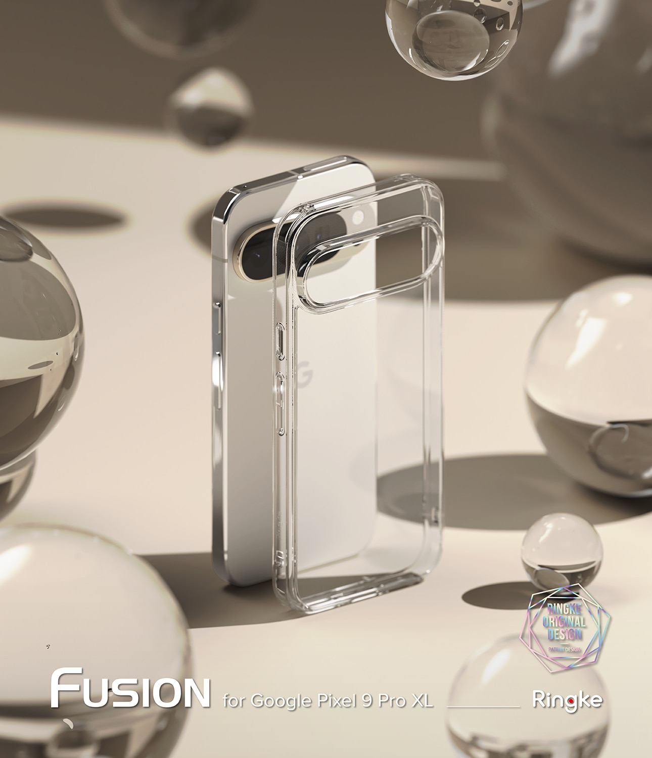 Fusion Case Google Pixel 9 Pro XL Transparent