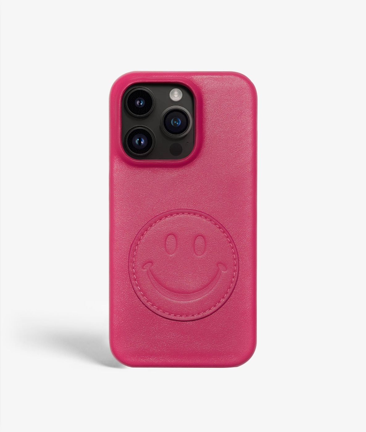 iPhone 14 Pro Hülle Smiley Pink