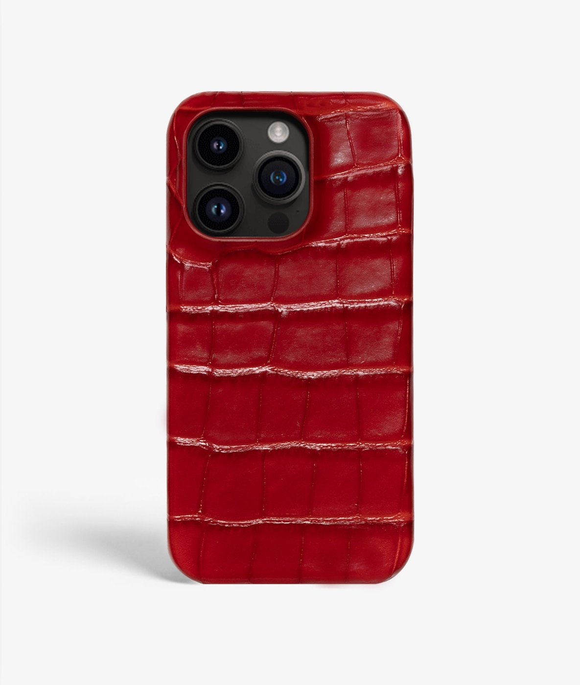 iPhone 14 Pro Max Hülle Croco Red