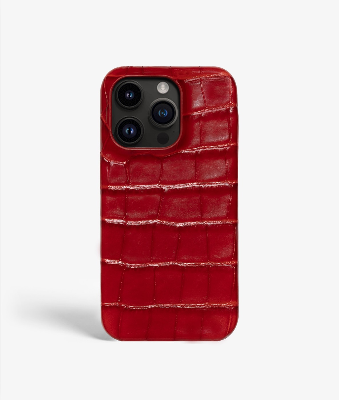 iPhone 13 Pro Max Hülle Croco Red