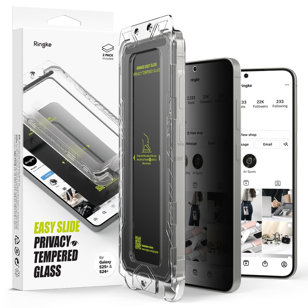 Easy Slide Privacy Glass (2 Stück) Samsung Galaxy S25 Plus