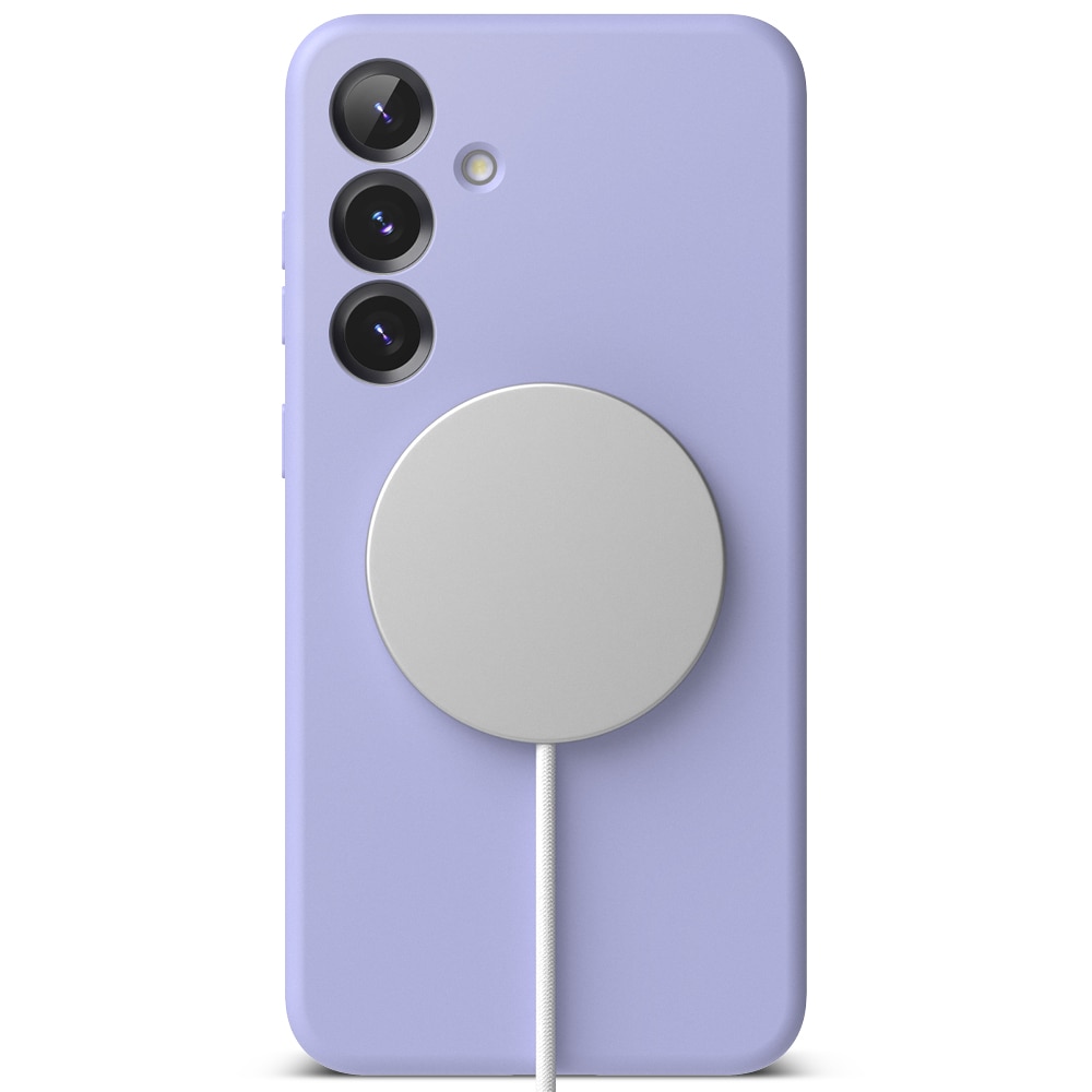 Silicone Magnetic Case Samsung Galaxy S25 Plus Lavender