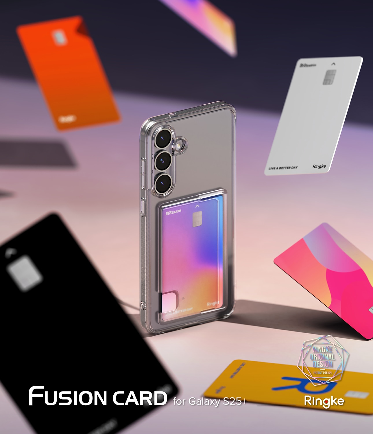 Fusion Card Case Samsung Galaxy S25 Plus Clear