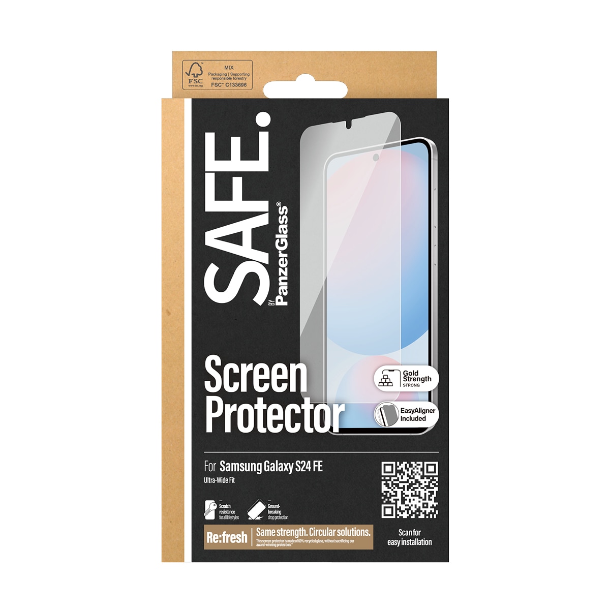 Samsung Galaxy S24 FE Displayschutz Ultra Wide Fit (with EasyAligner)