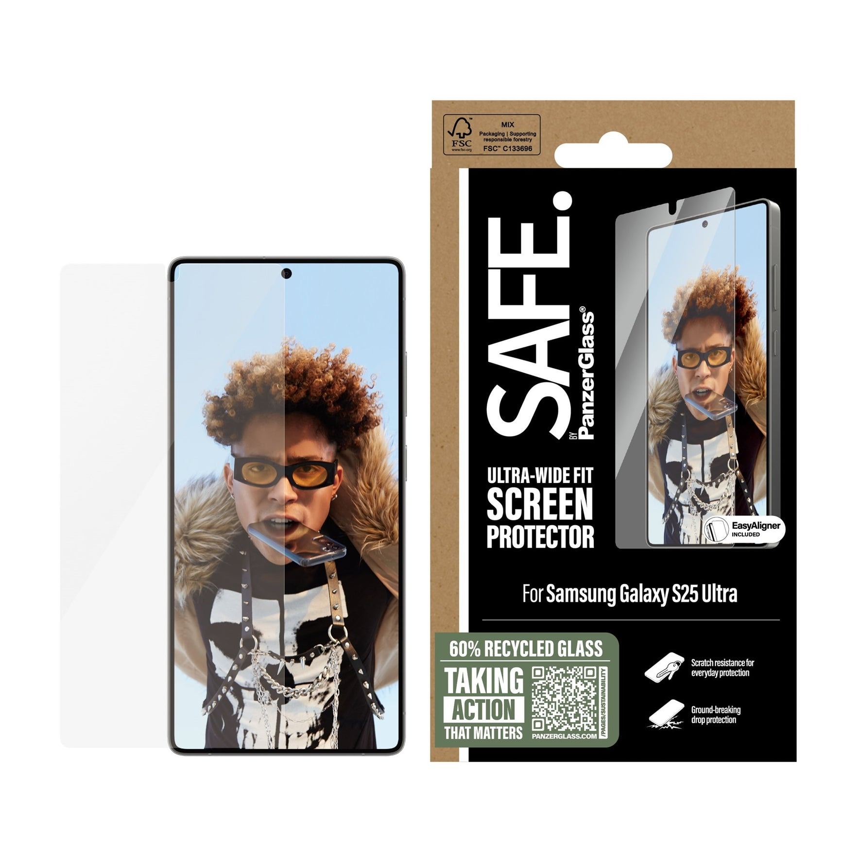 Samsung Galaxy A56 Displayschutz Ultra Wide Fit (with EasyAligner)