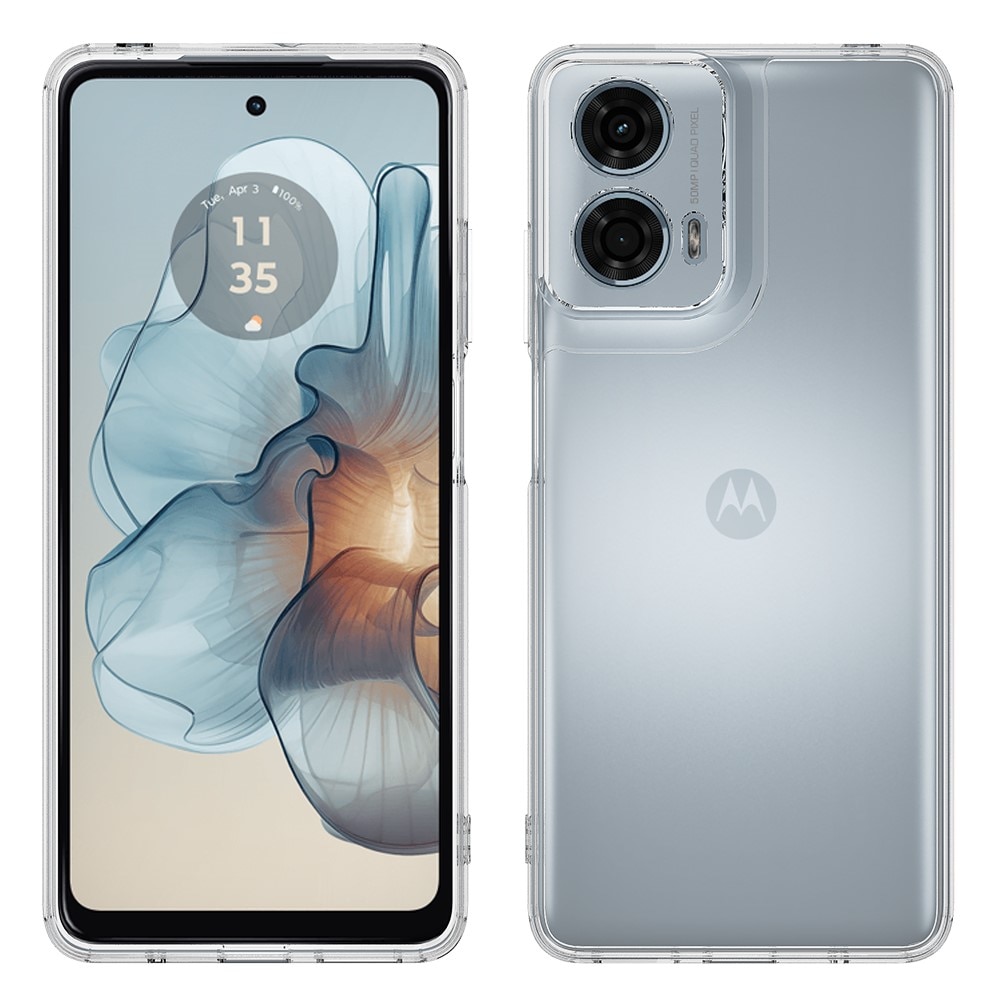 Motorola Moto G85 Hybrid-Hülle durchsichtig