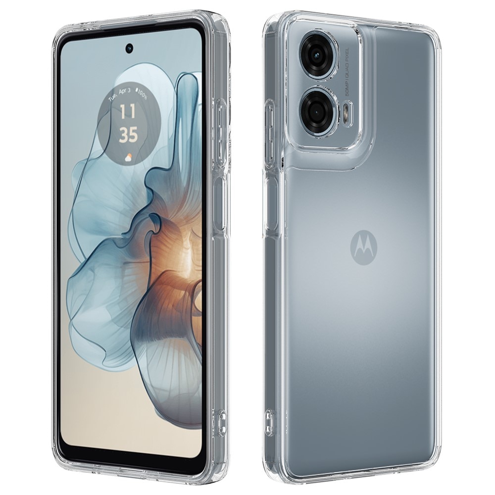 Motorola Moto G85 Hybrid-Hülle durchsichtig