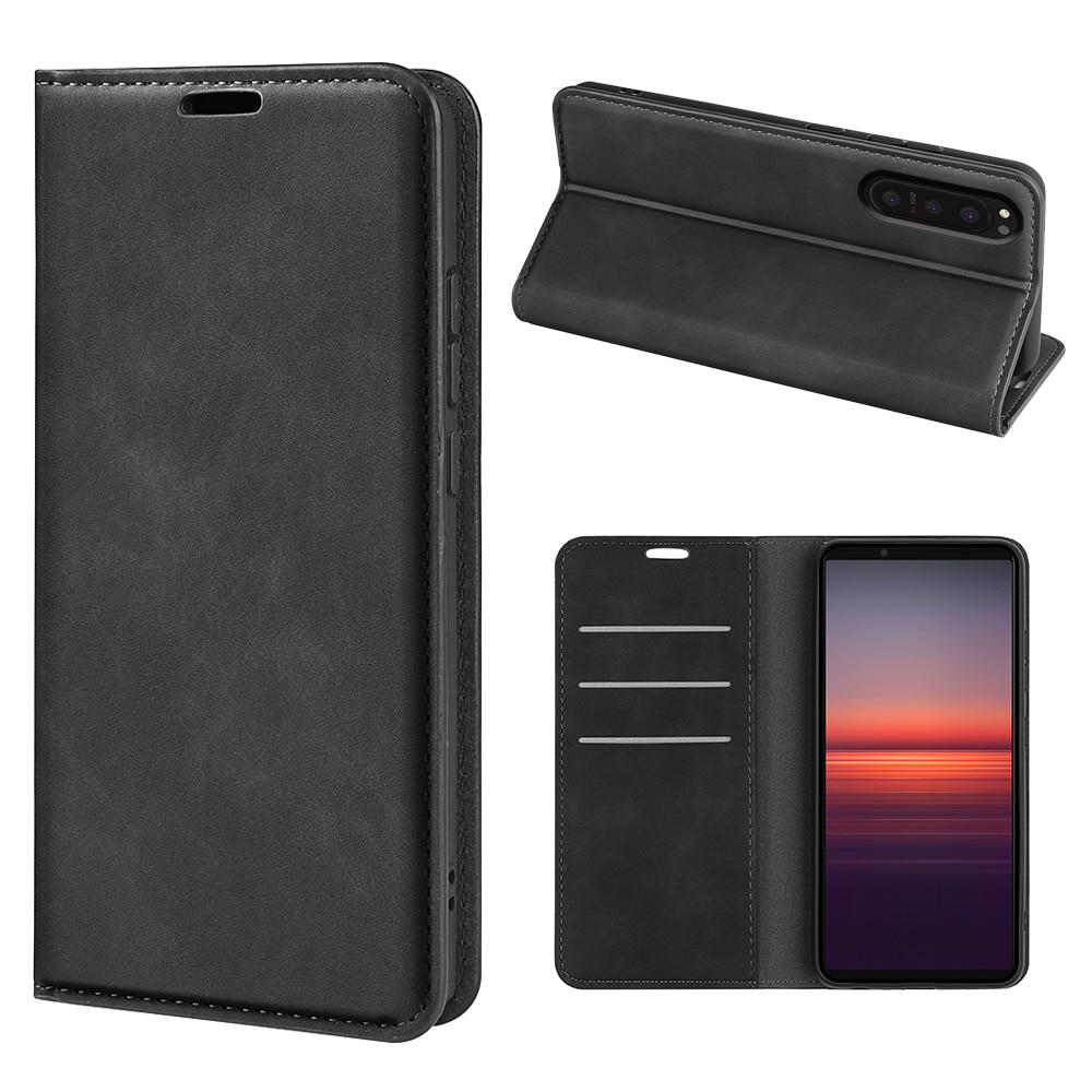 Sony Xperia 5 II Slim Handytasche schwarz