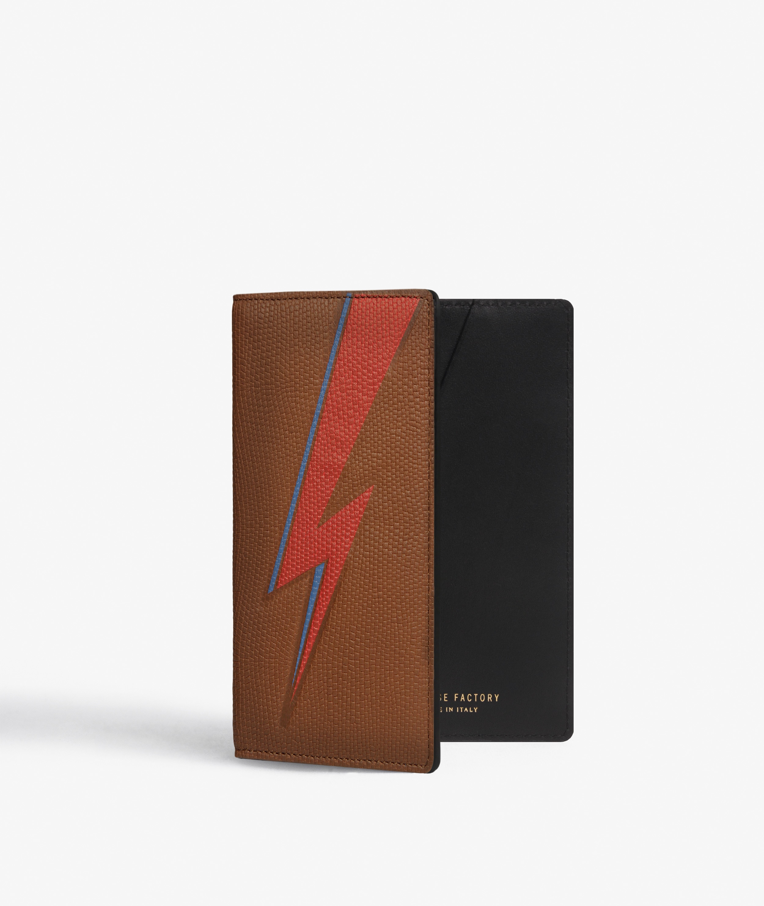 Reisepasshülle Bowie Lightning Lizard Cognac