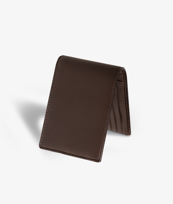 Uomo Wallet Calf Drummed Brown