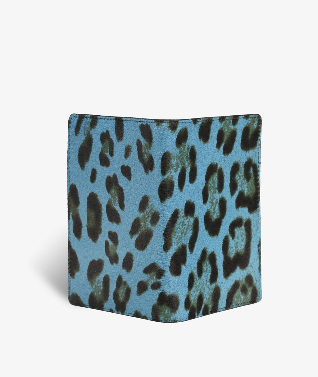 Reisepasshülle Pony Leopardo Turquoise