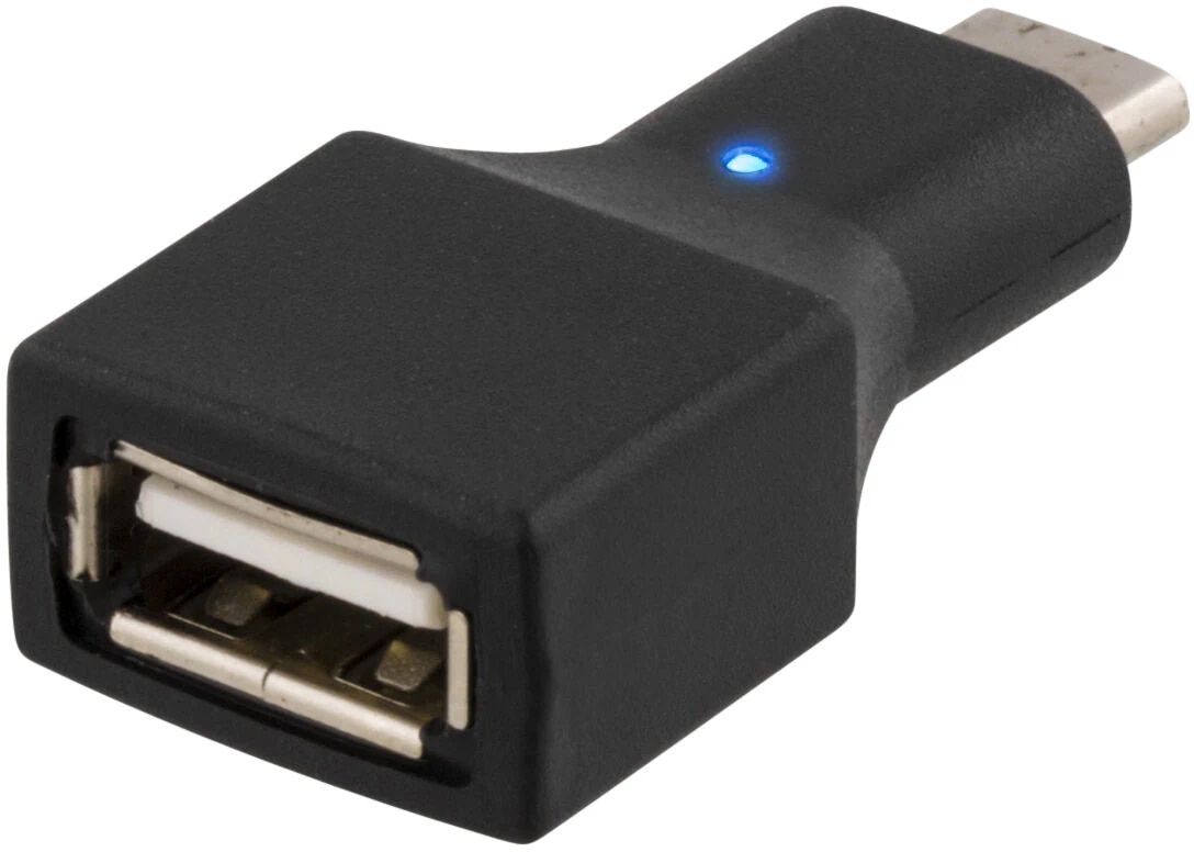 USB 2.0 Adapter USB-C zu USB-A schwarz