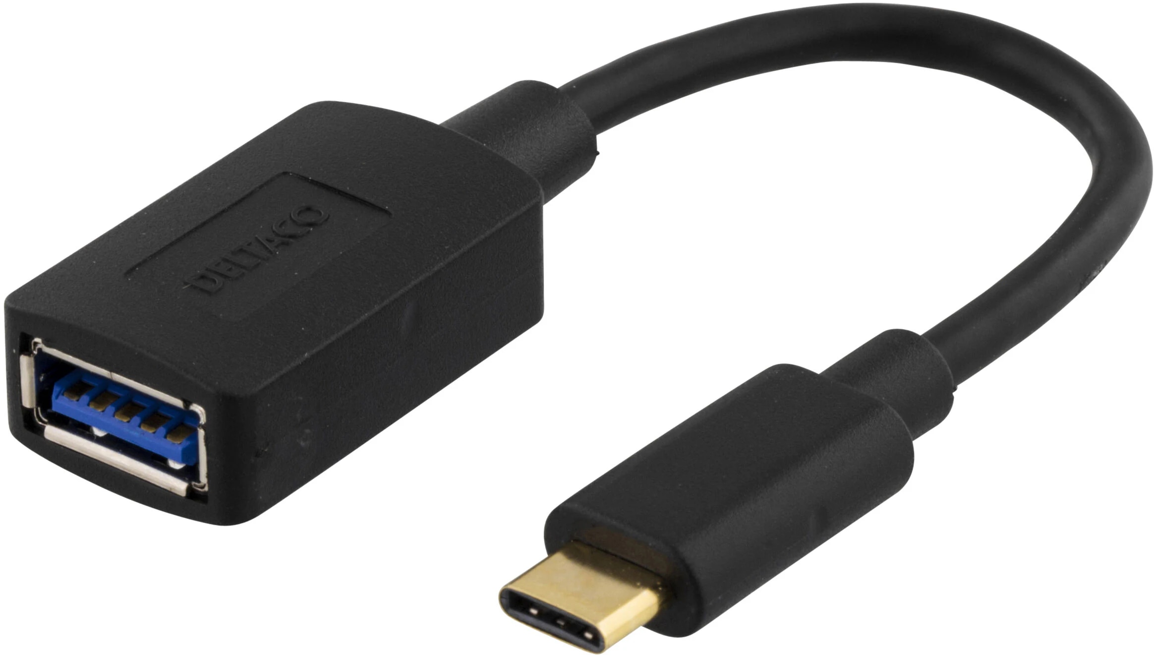 USB-C zu USB-A Adapter schwarz