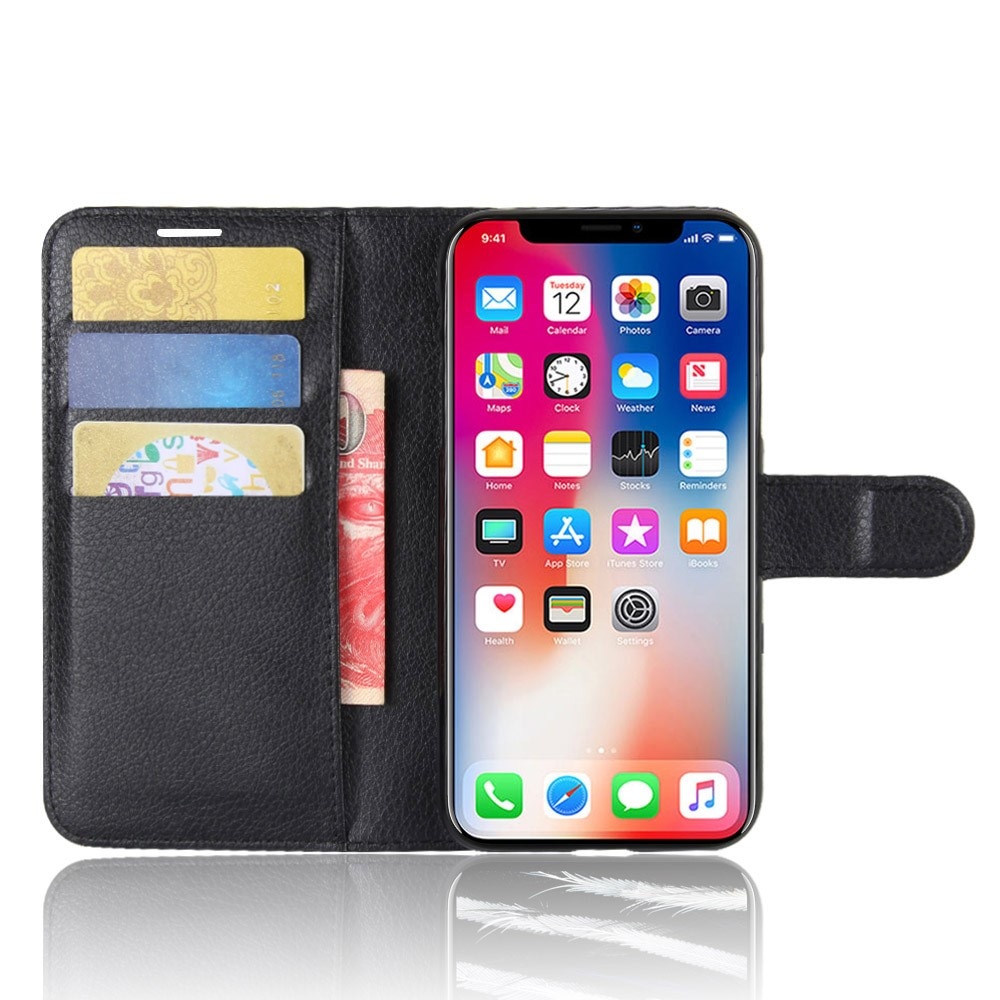 iPhone X/XS Handytasche Schwarz