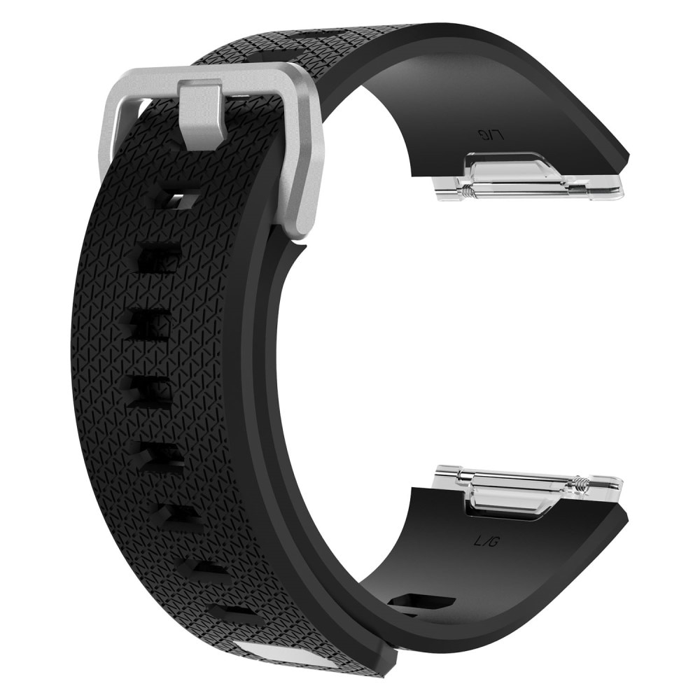 Fitbit Ionic Armband aus Silikon, schwarz