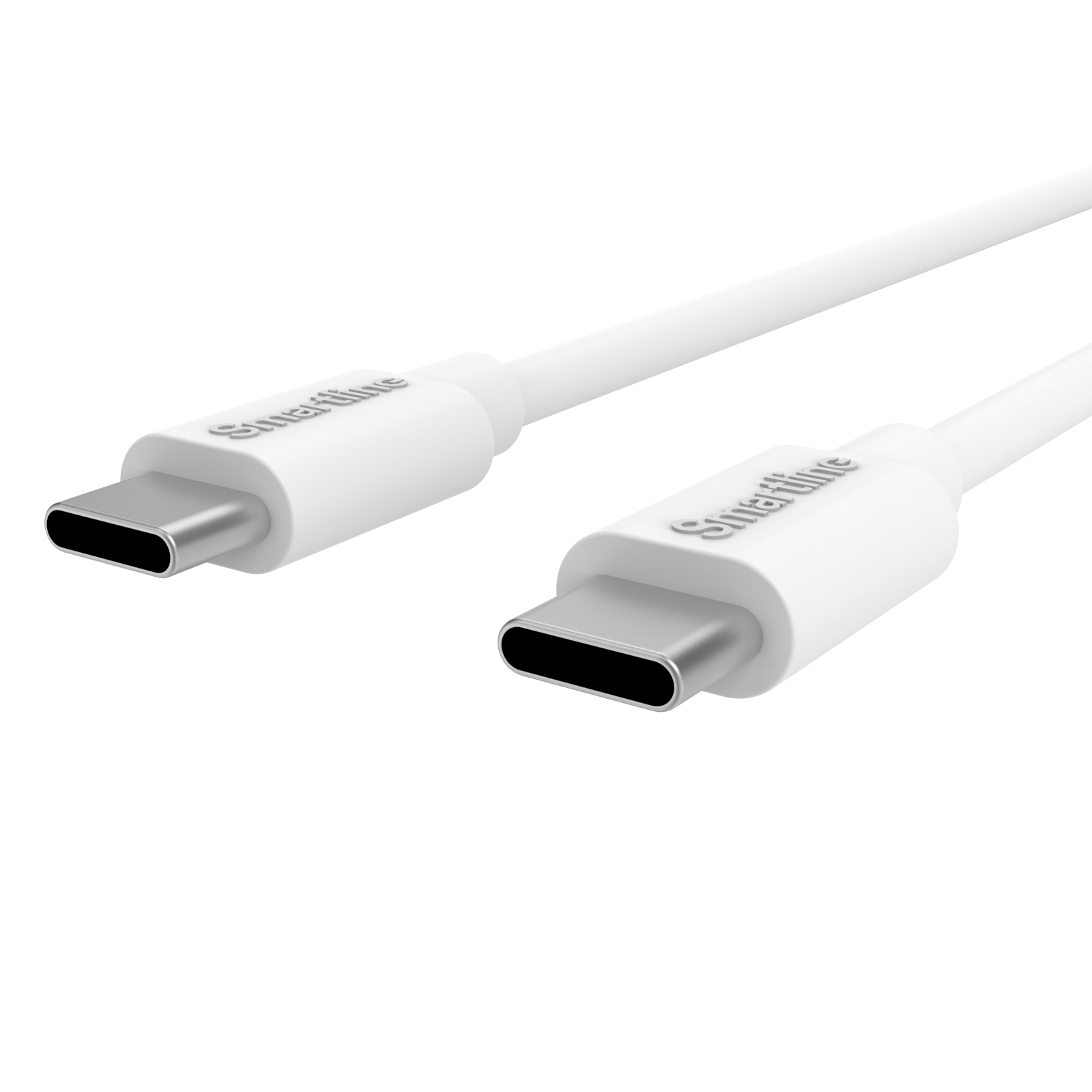 Langes USB-kabel USB-C - USB-C 2m Motorola Moto E14 weiß